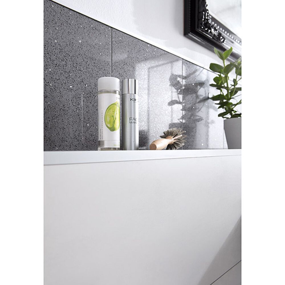 Põrandaplaat Starlight Quarz must 60 x 60 cm