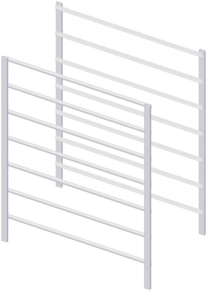 Korvriiuli küljeraamid Lundbergs 702 x 535 mm valge