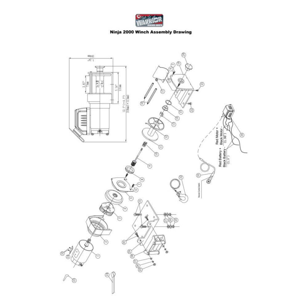 Vints Warrior Ninja 2000 sünteetilise köiega