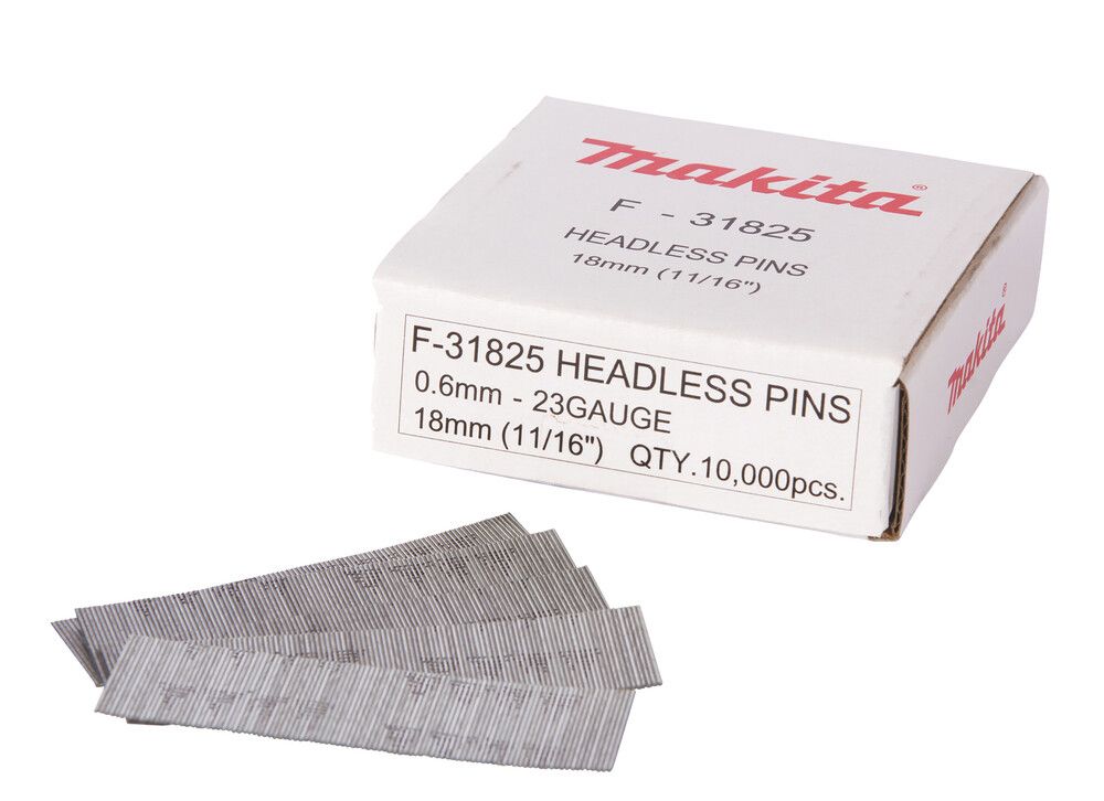 PIN naelad Makita 0,6 x 18 mm 23ga 10000 tk