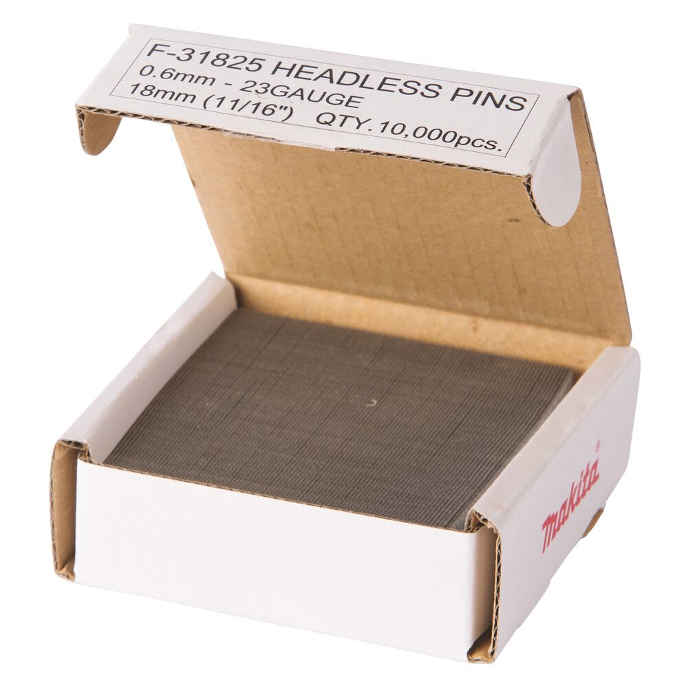 PIN naelad Makita 0,6 x 18 mm 23ga 10000 tk
