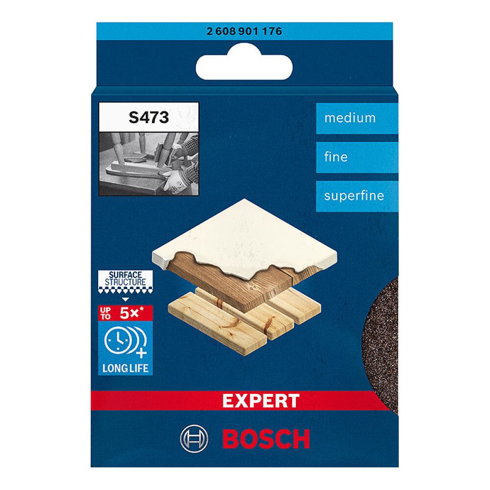 Lihvimiskäsn Bosch 98 x 120 x 13 mm 3 tk