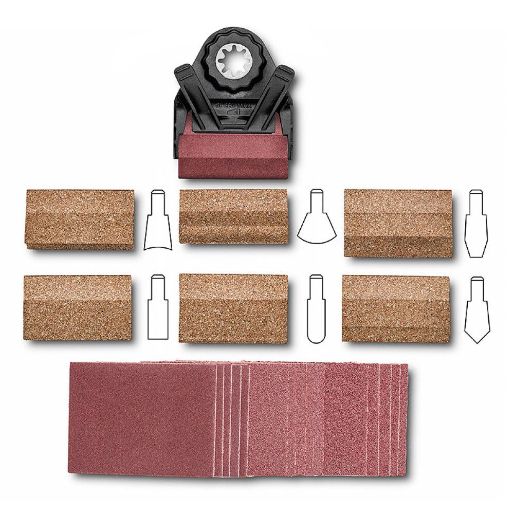 Profiili lihvimise komplekt 22-osaline SLP