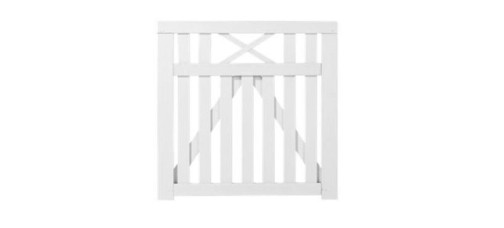 Aiaelement värav Vinesse Plus valge 100 x 98 cm