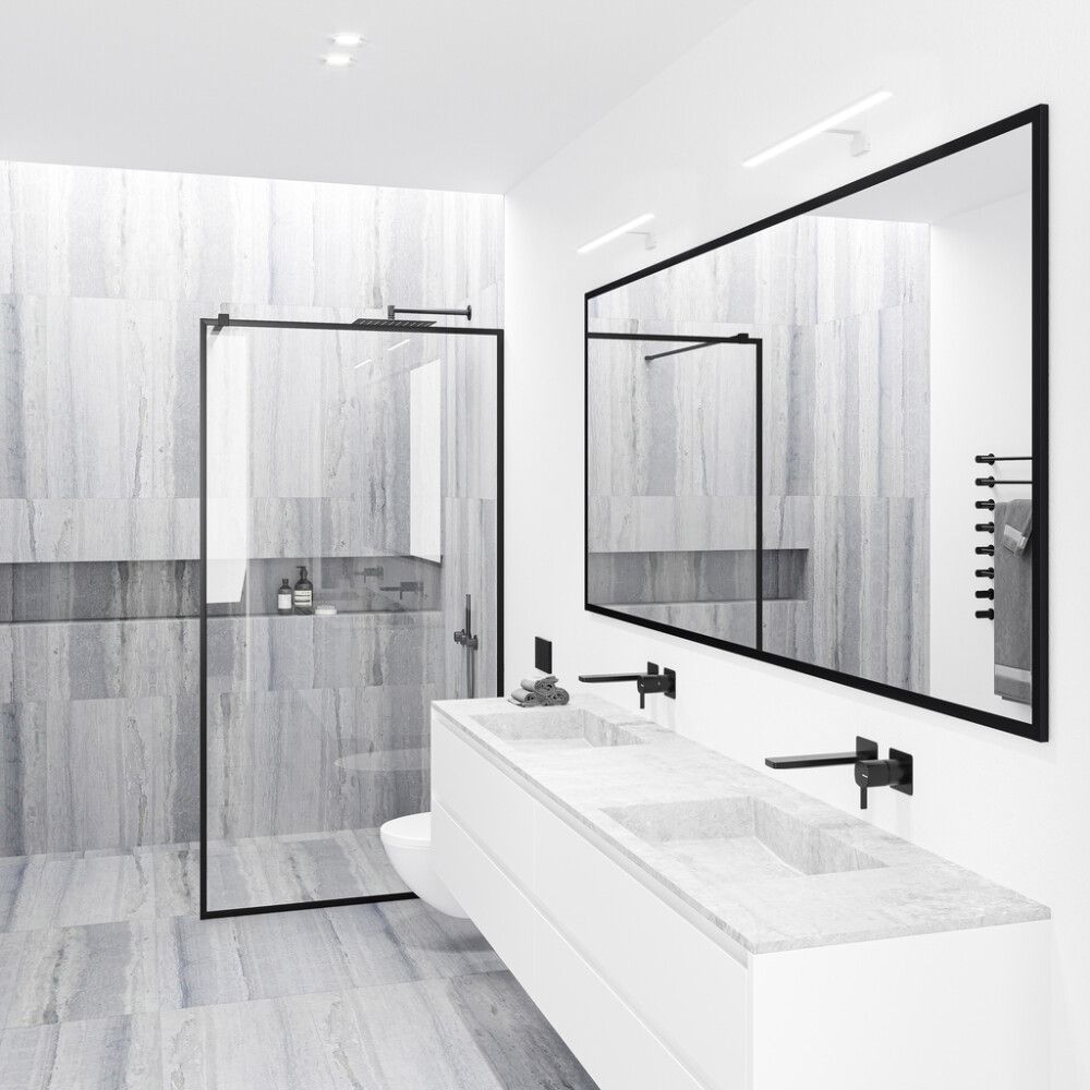 LED-vannitoavalgusti Nordlux Marlee 50 cm Must