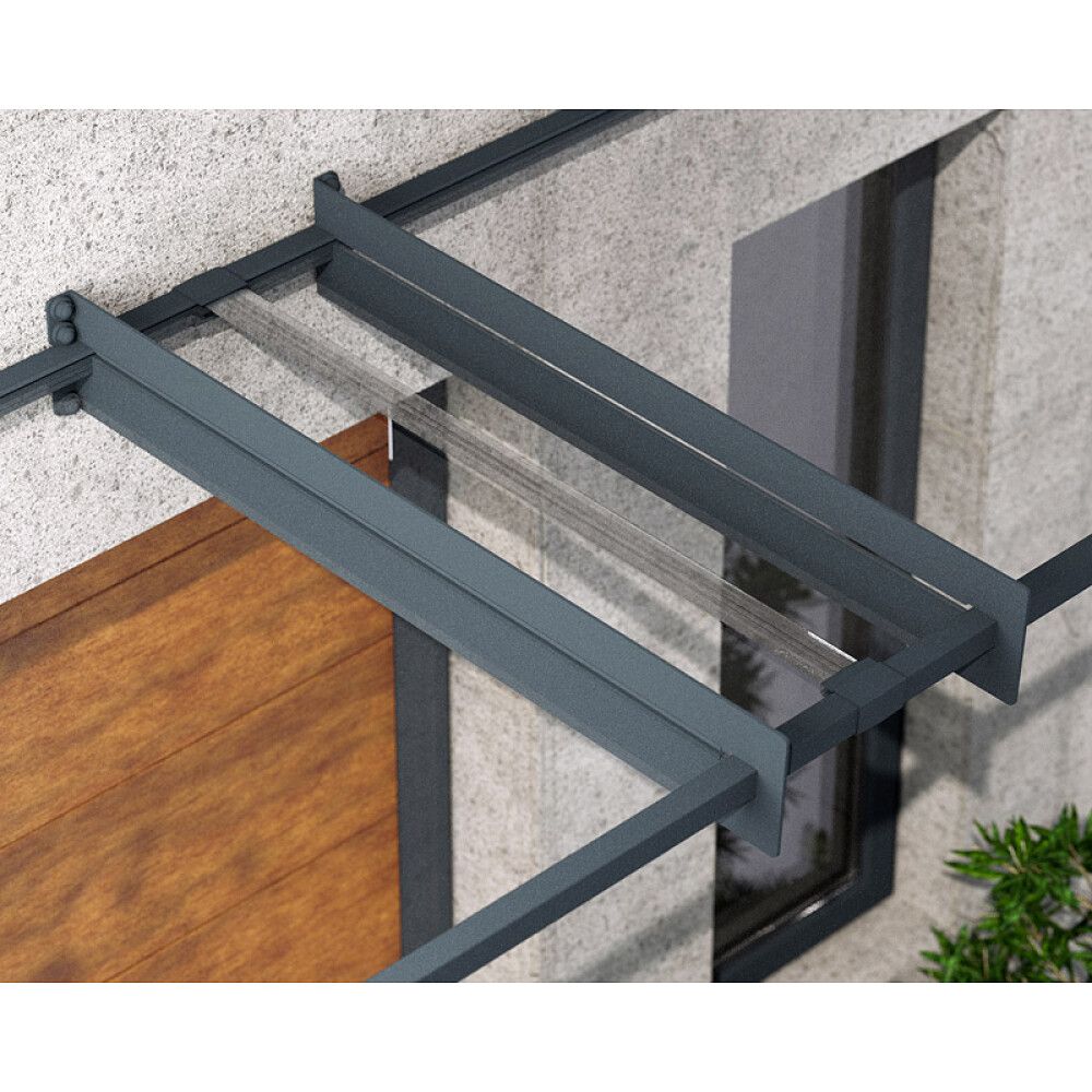 Varikatus Canopia Nancy läbipaistev 0,9 x 4,5 m