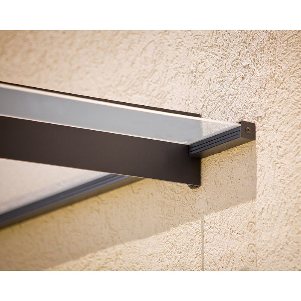 Varikatus Canopia Nancy läbipaistev 0,9 x 4,5 m