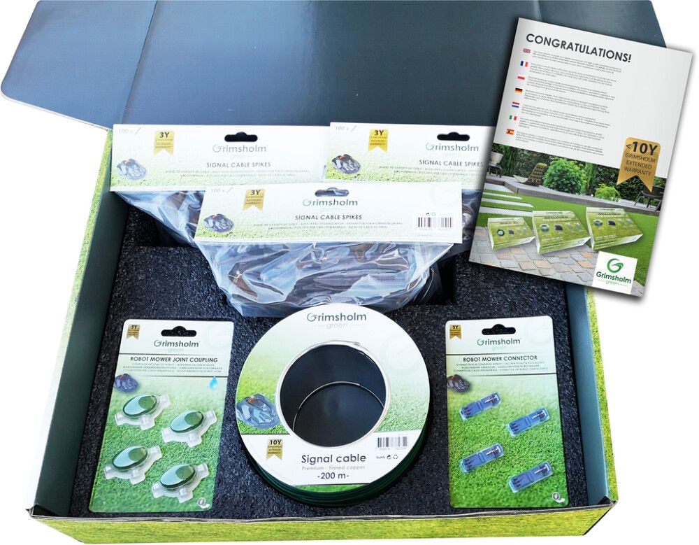Robotniiduki paigalduskomplekt Grimsholm Robot Mower Installation Kit Medium 800-2000 m²