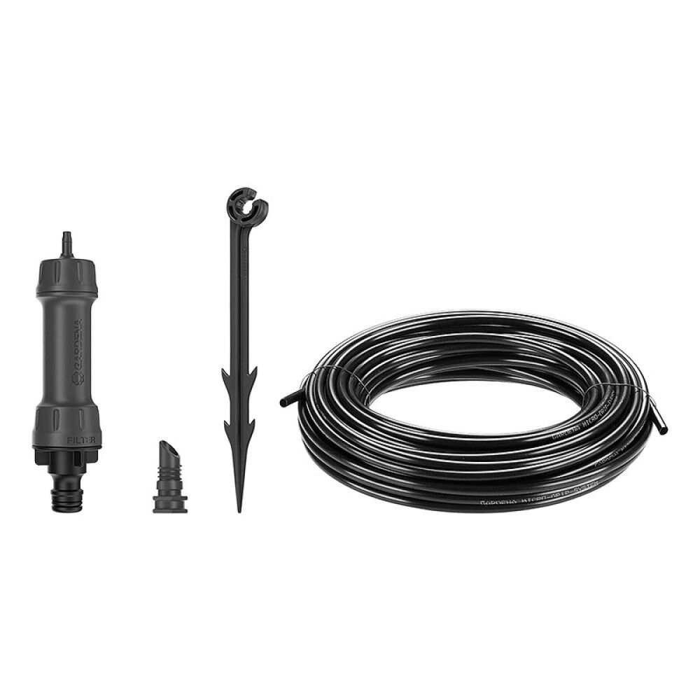 Maapealne tilgutusvoolik komplekt S 4,6 mm (3/16"), 15 m