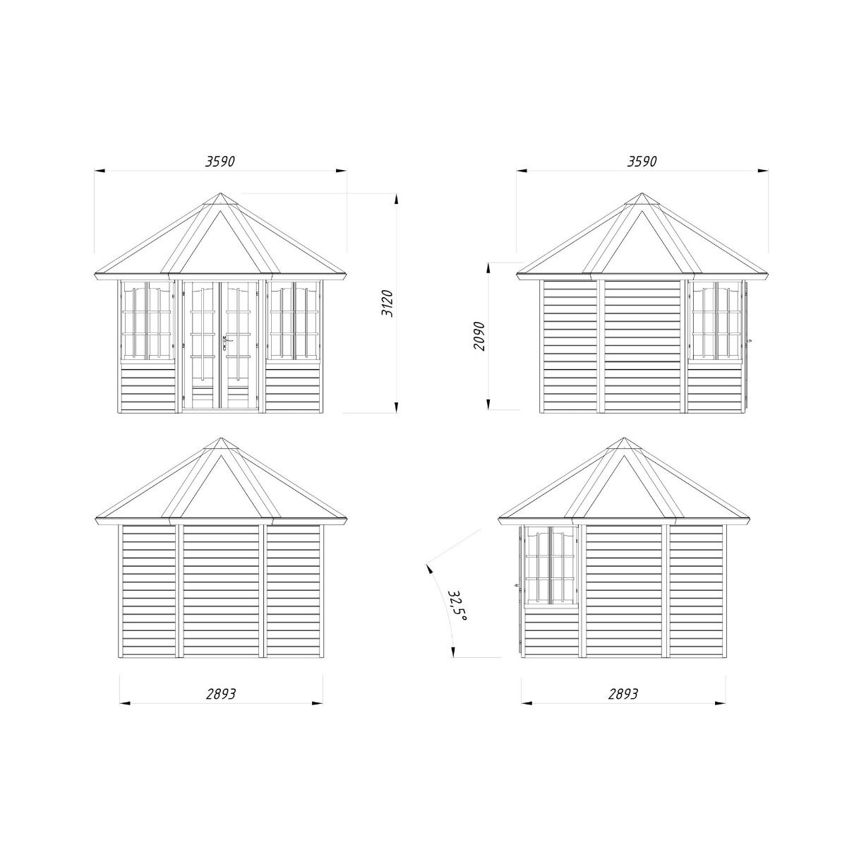 Paviljon Palmako Veronica 2