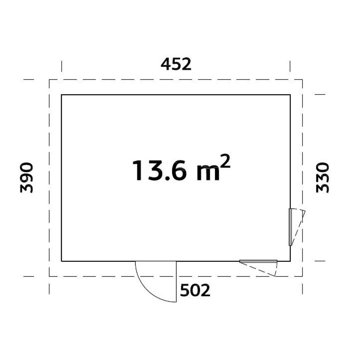 Aiamaja Etta 13,6 m²