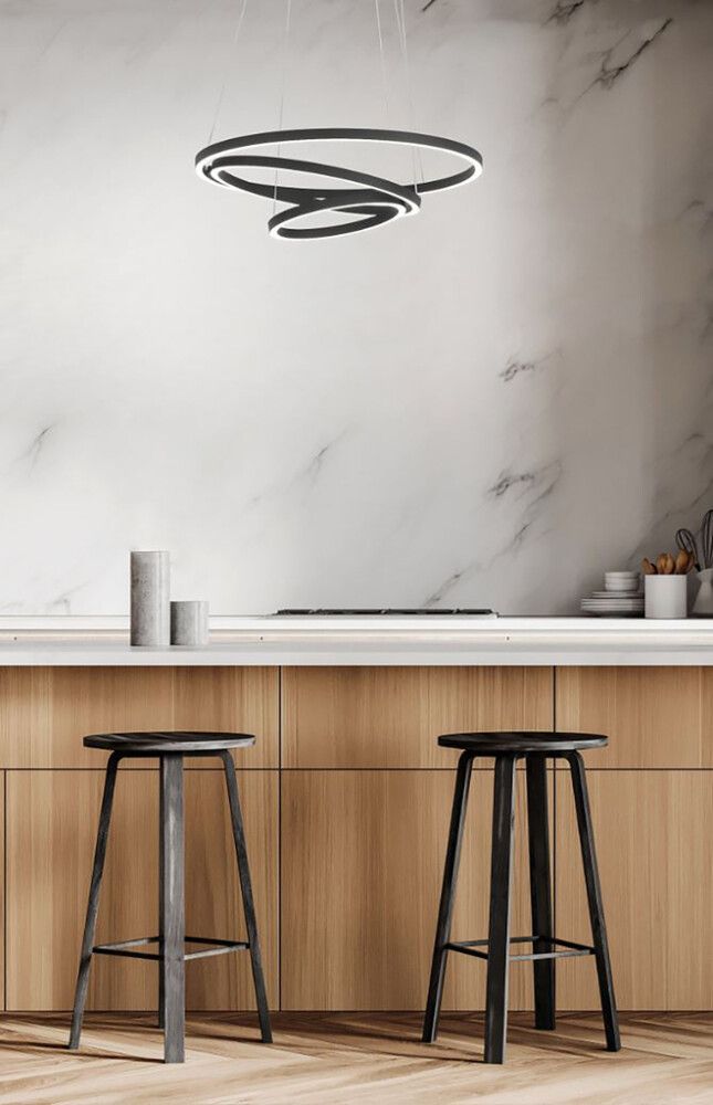 LED-rippvalgusti Eglo Connect Lobinero-Z must