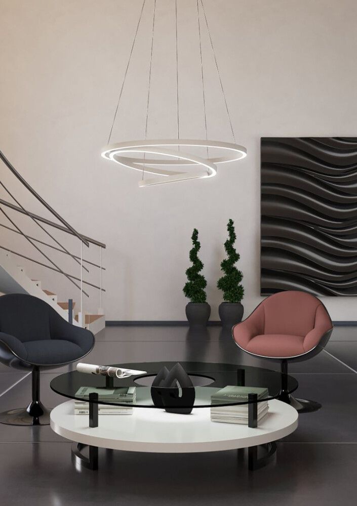 LED-rippvalgusti Eglo Connect Lobinero-Z valge