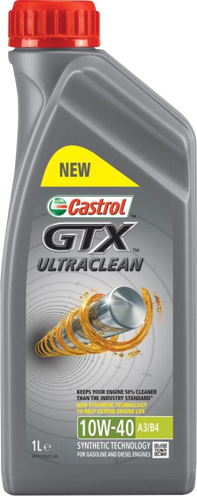 Mootoriõli Castrol GTX UltraClean 10W-40 A3/B4