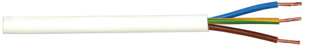 Elektrikaabel Kabelexpress H05VV-F 3G1,5 mm², jooksva meetriga