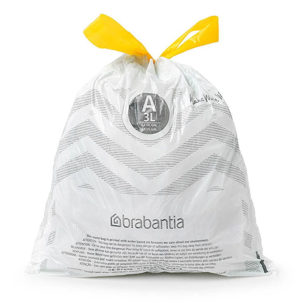 Prügikott Brabantia PerfectFit A 3-5 l, valge                                 