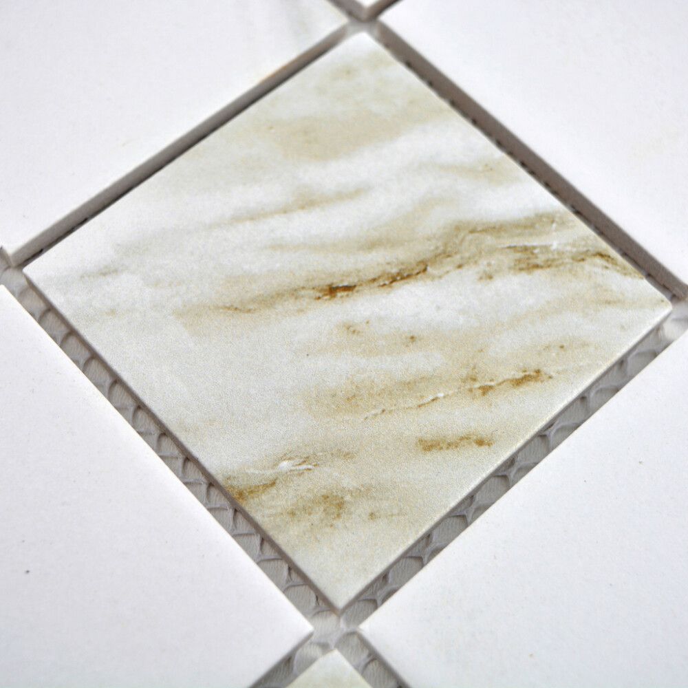 Mosaiik Fliesen Quadrat Calacatta