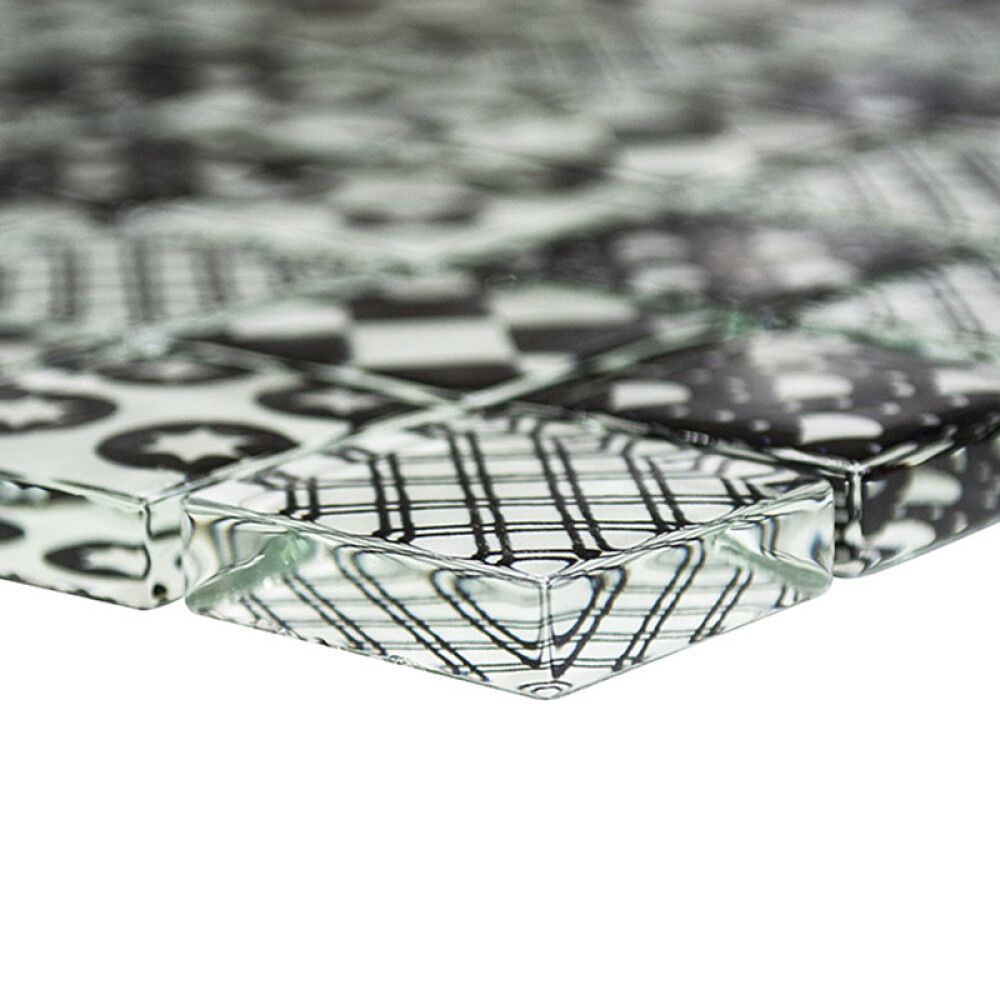 Klaasmosaiik Quadrat Crystal Mix 31,8 x 31,8 cm