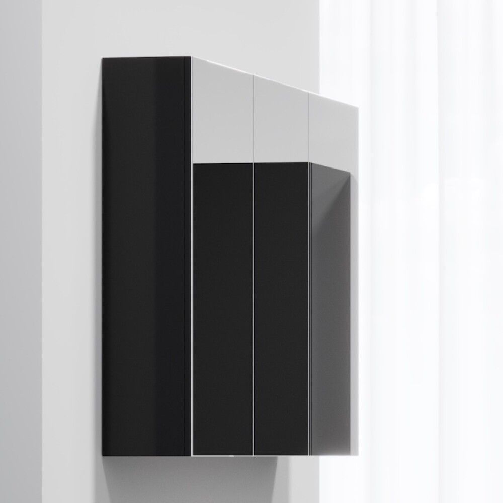 Peegelkapp  Riva Camden Matt must 90 cm