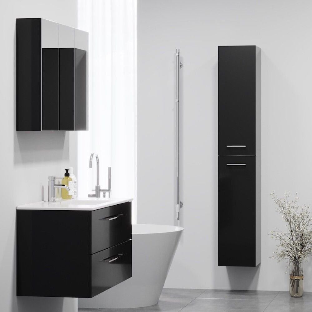 Peegelkapp  Riva Camden Matt must 90 cm