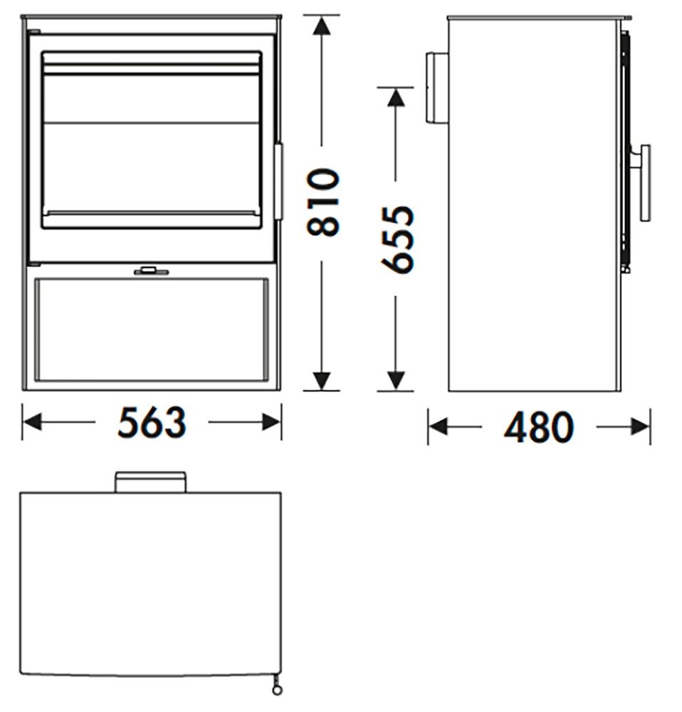 Kamin Panadero Saphir 7,1 kW
