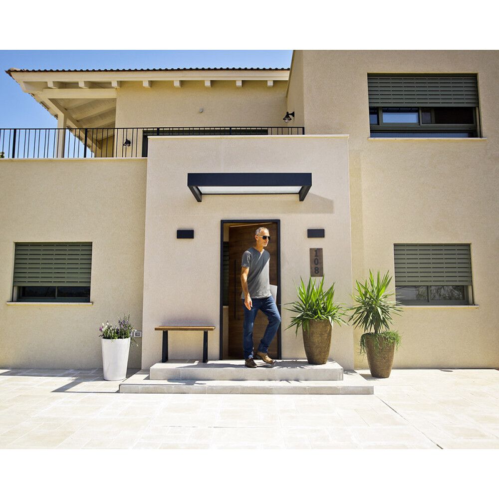 Varikatus Canopia Sofia läbipaistev/tumehall 0,9 x 1,5 m