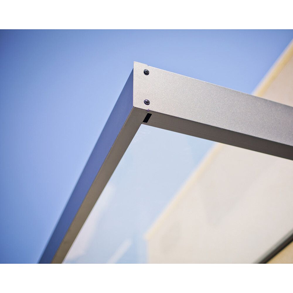 Varikatus Canopia Sofia läbipaistev/tumehall 0,9 x 1,5 m