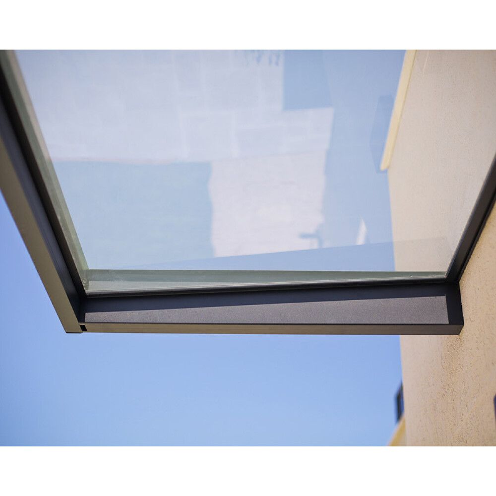 Varikatus Canopia Sofia läbipaistev/tumehall 0,9 x 1,5 m