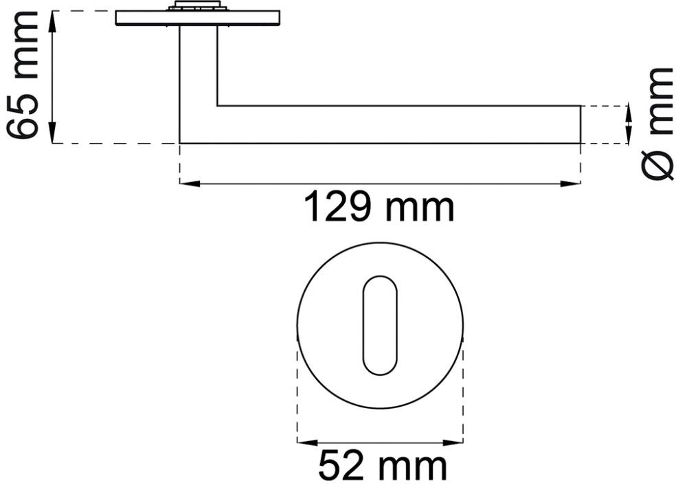 Siseukse link Habo A13188-19
