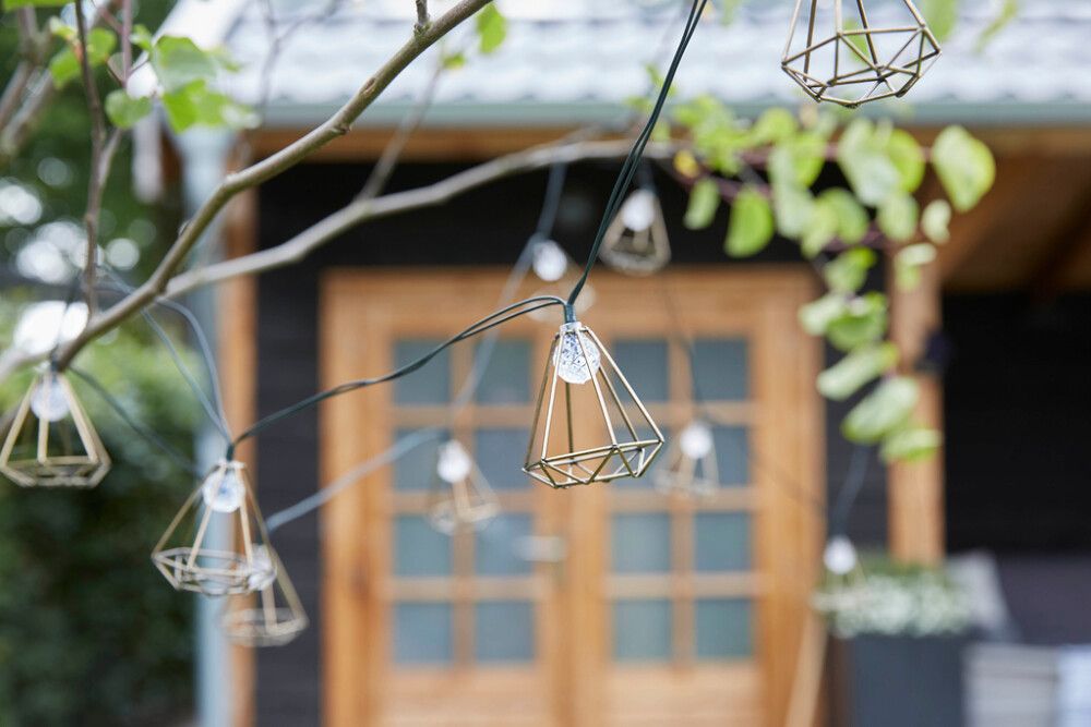 Päikesepatareiga LED-valgussari Luxform Sousse 10-osaline