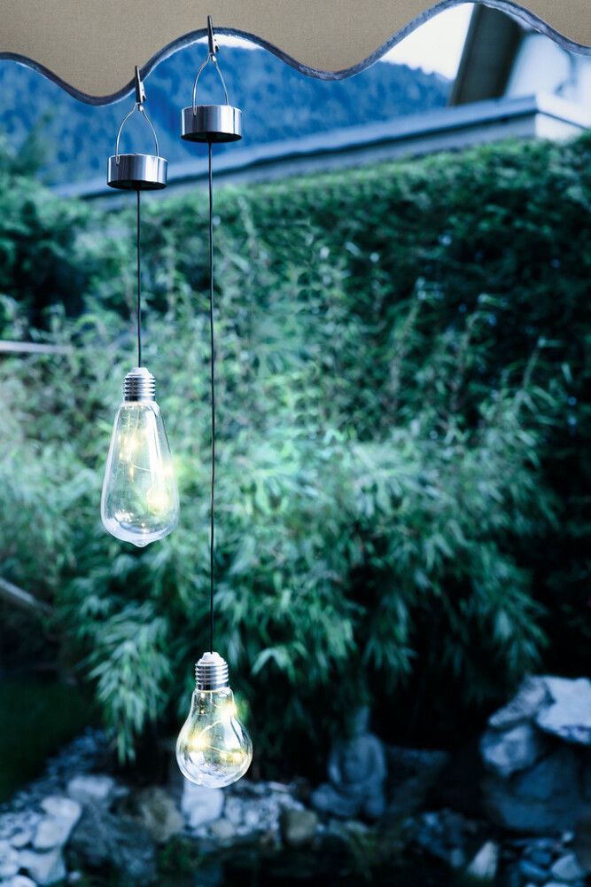 Päikesepatareiga LED-rippvalgusti Eglo 62 cm