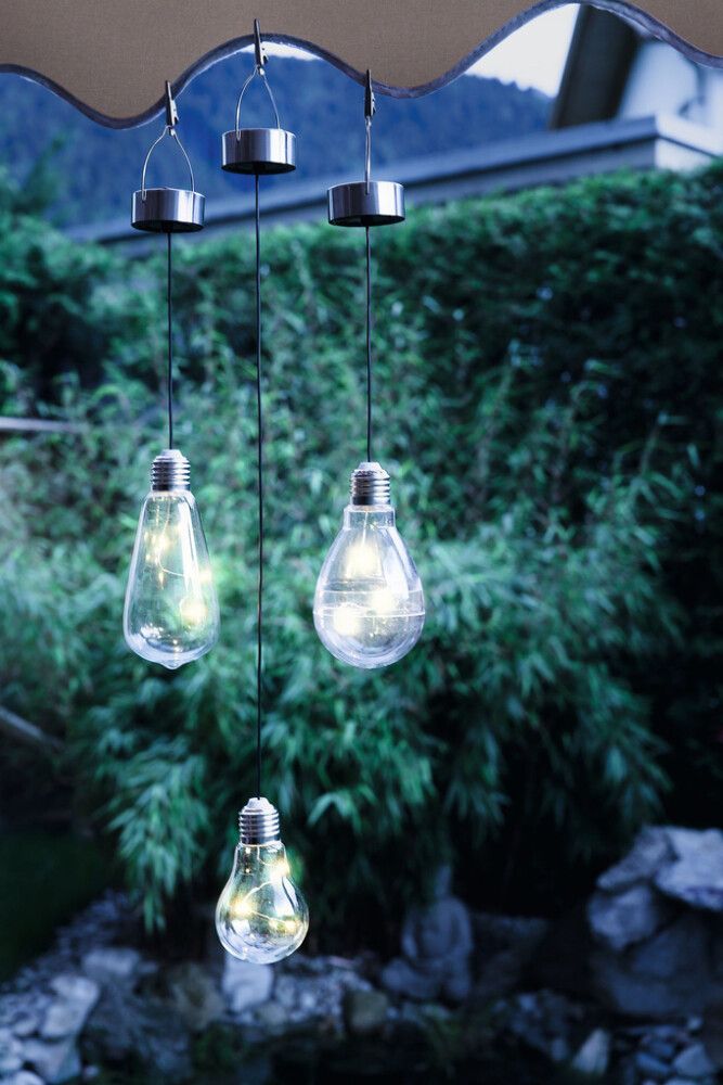 Päikesepatareiga LED-rippvalgusti Eglo 62 cm