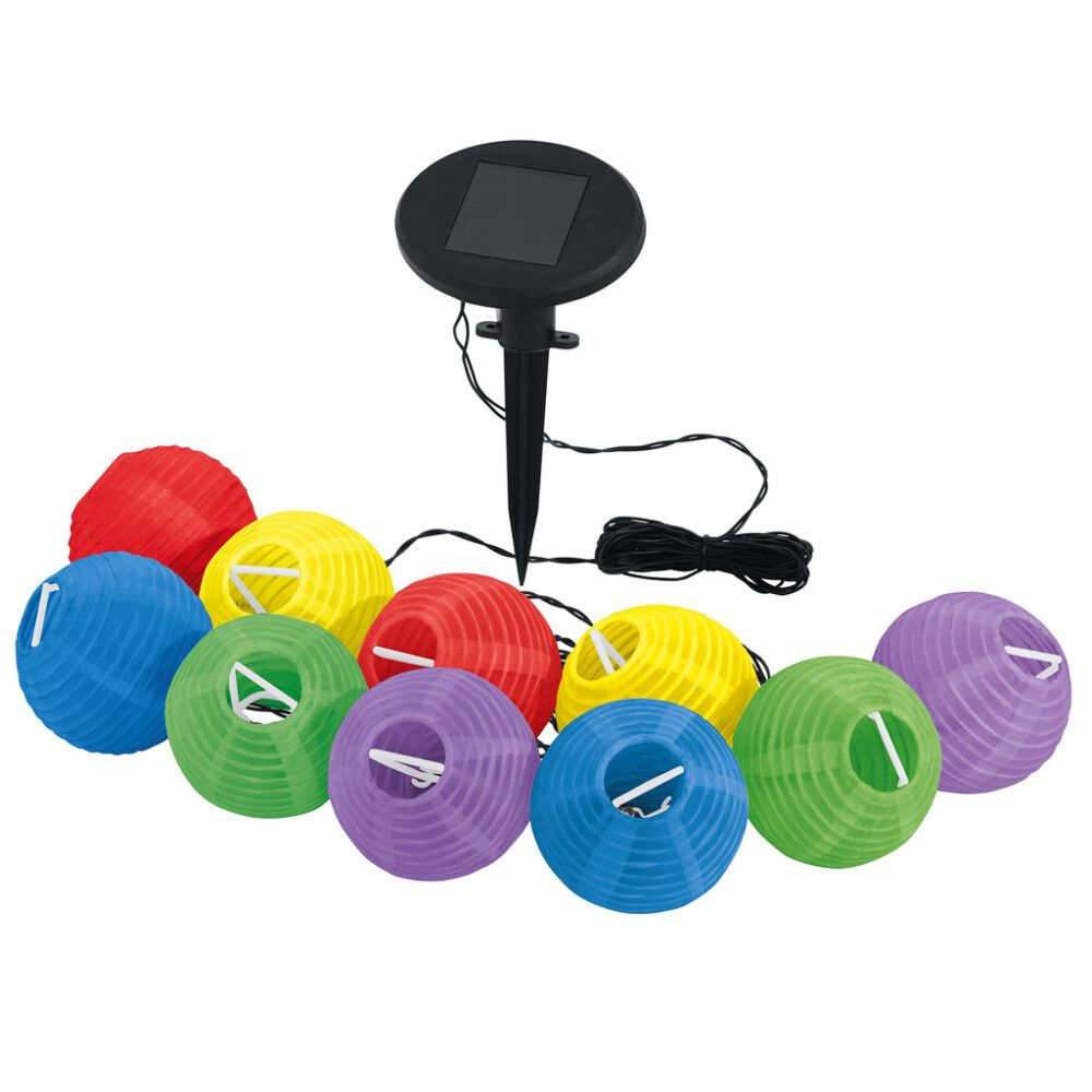 Päikesepatareiga LED-valguskett Eglo 570 cm