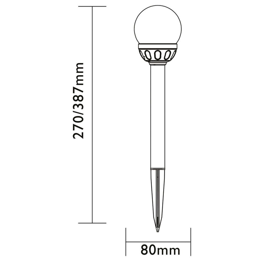 Solarvalgusti  Luxform Conga 39 cm