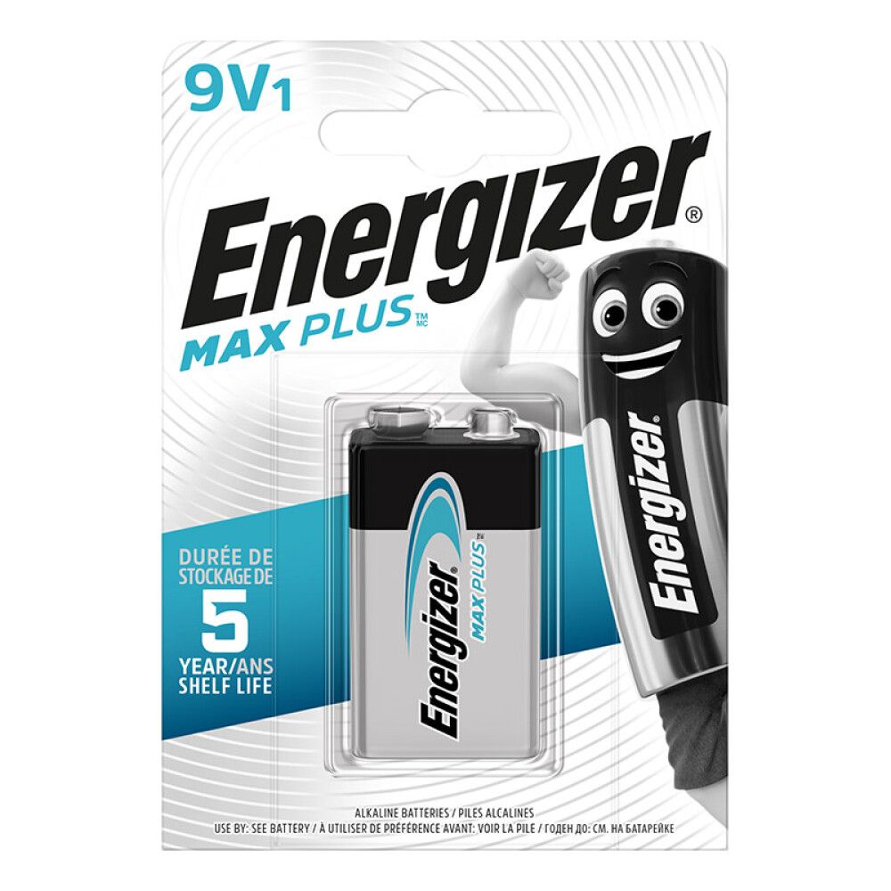 Patarei Energizer Max Plus 9V 6LR61 / PP3