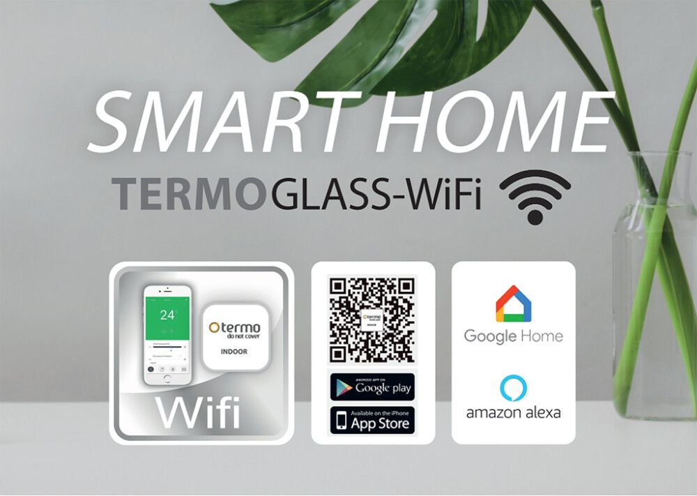 Klaaspaneeliga soojendi Termo Glass WiFi 400 W