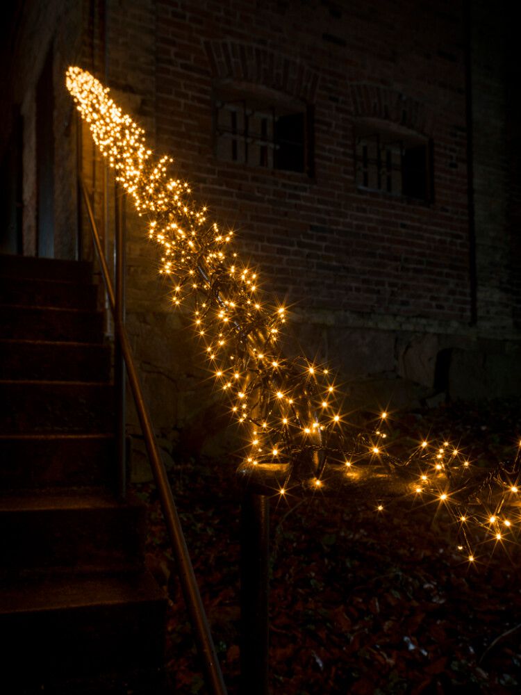 LED-valgussari Konstsmide Cluster, merevaigukarva 1152-osaline