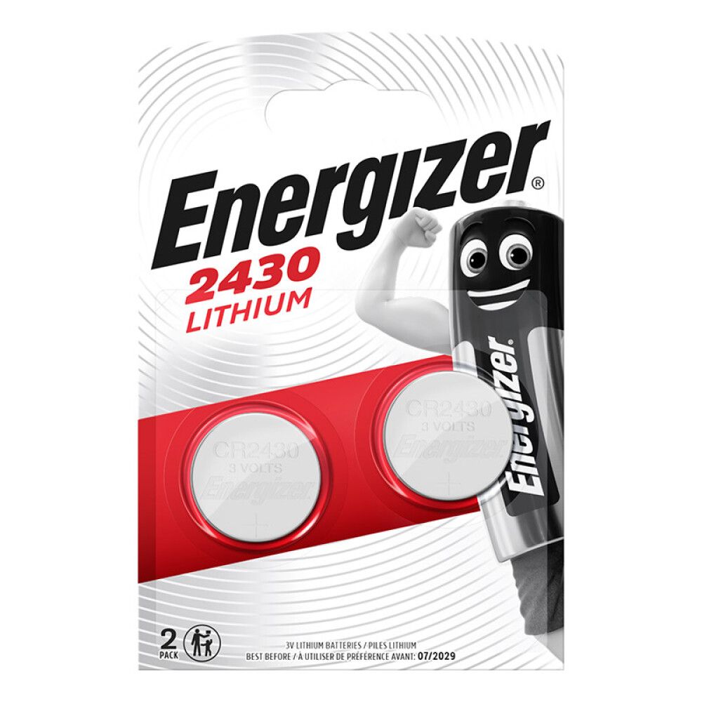 Patareid Energizer CR2430 Lithium 3V – 2 tk pakis
