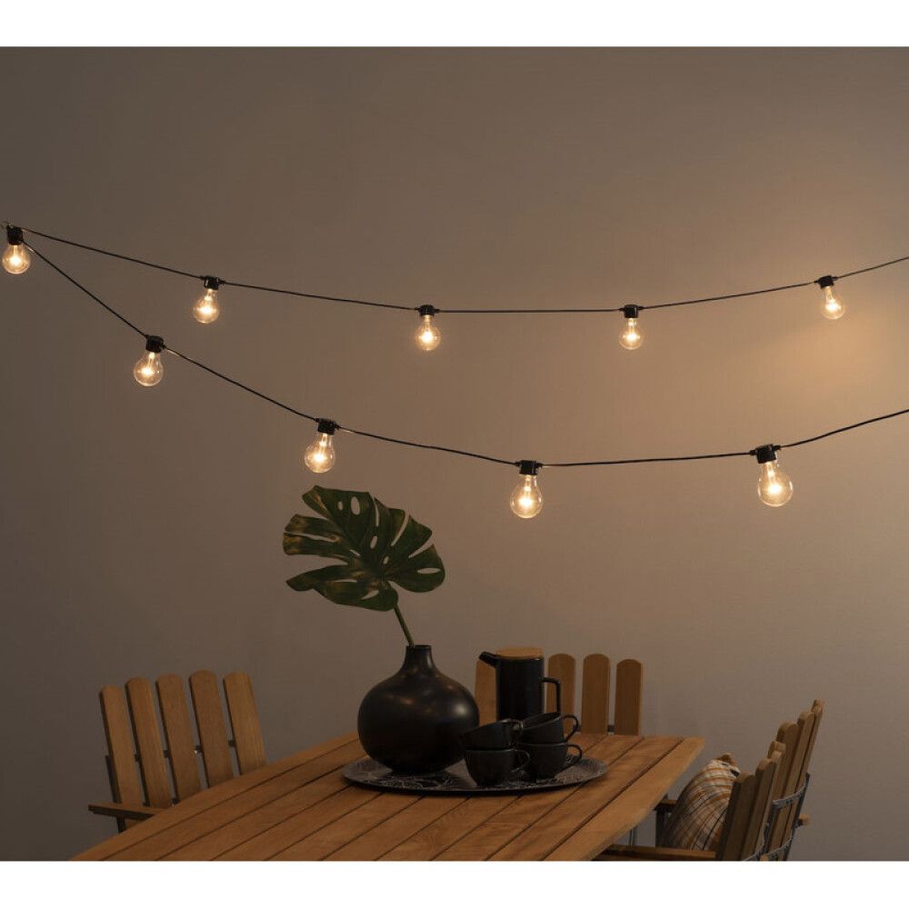 LED-valgussari Konstsmide amber 10-osaline