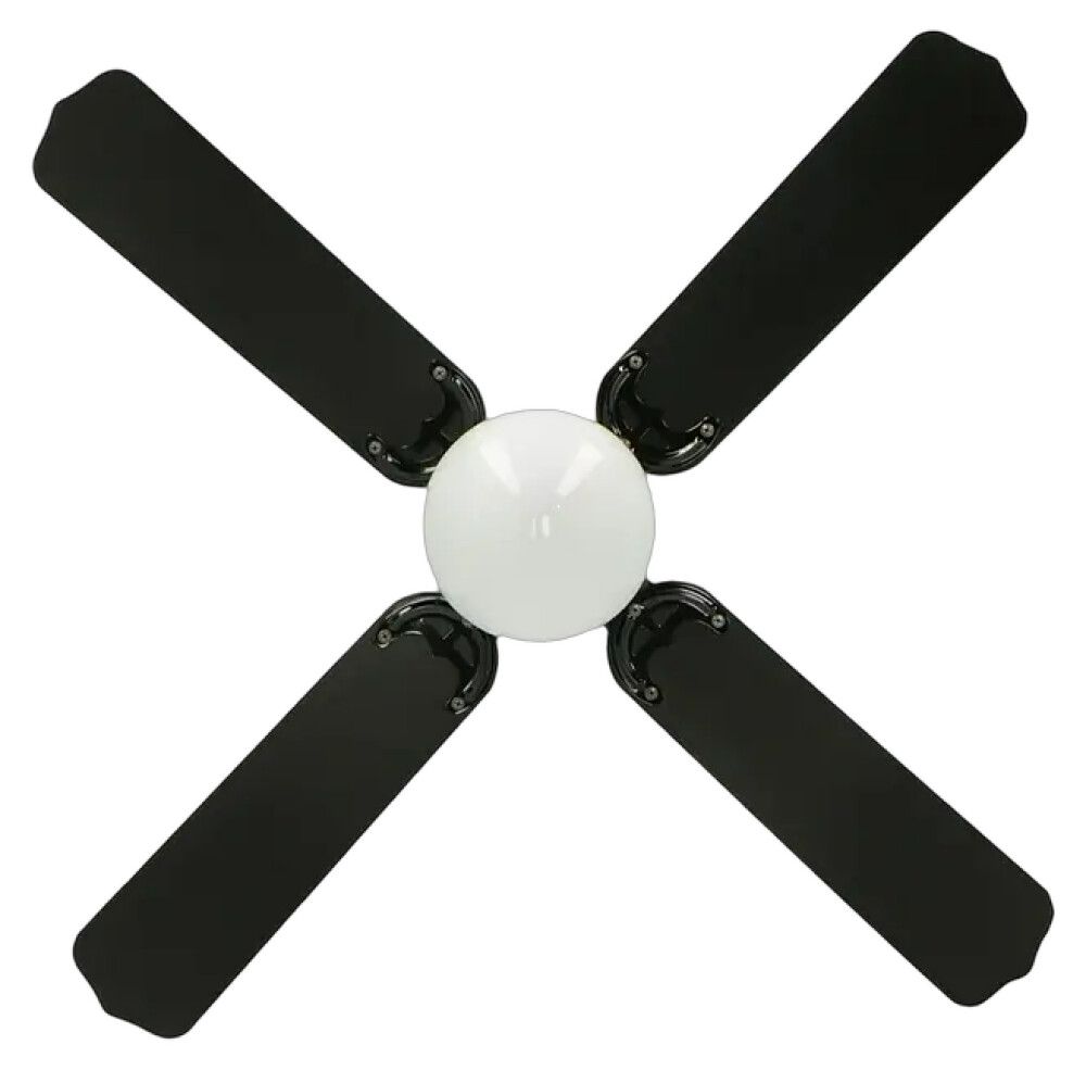 Valgusti ventilaatoriga Proklima Bungonia must