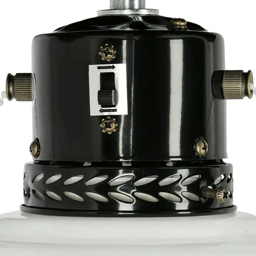 Valgusti ventilaatoriga Proklima Bungonia must