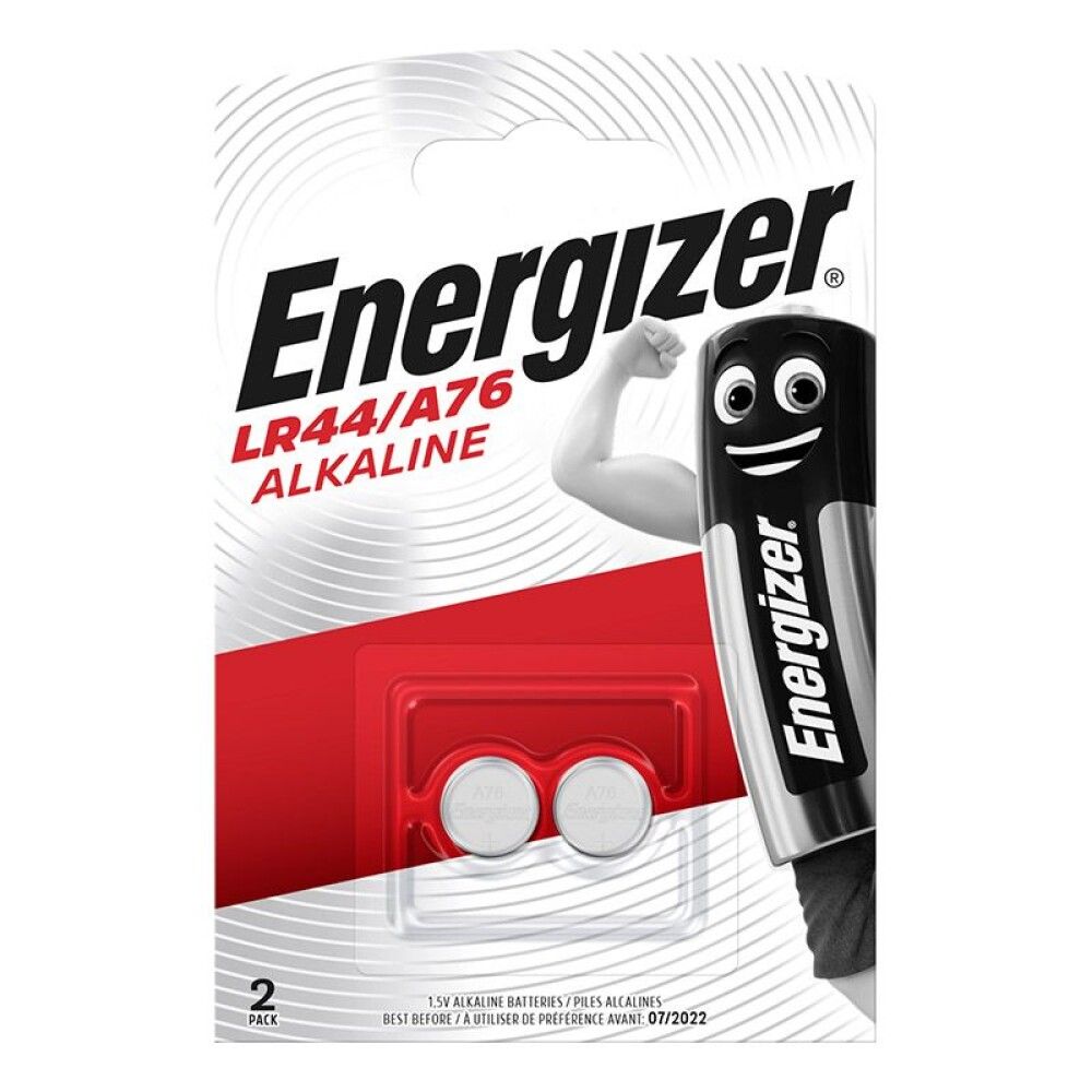 Patareid Energizer LR44 / A76 1.5V – 2 tk pakis