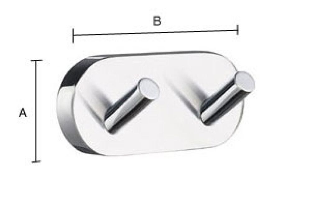 Nagi Smedbo Home HB356 mattmust 2 konksuga