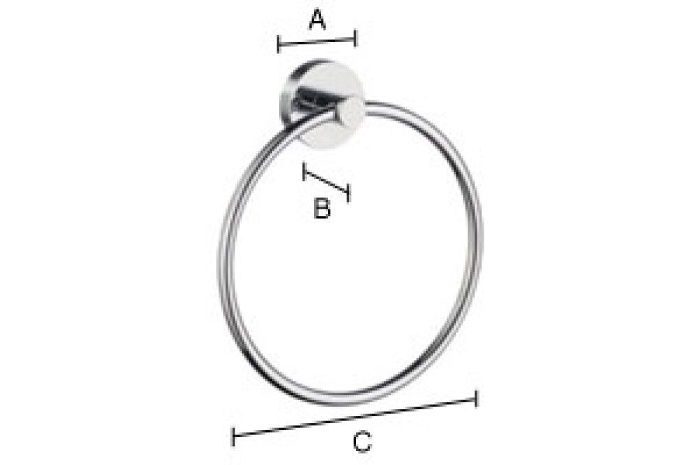 Rätikurõngas Smedbo Home HB344 mattmust