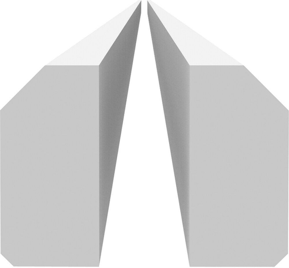 Piirde alajooks faasitud, 22 x 45 x 2400 mm