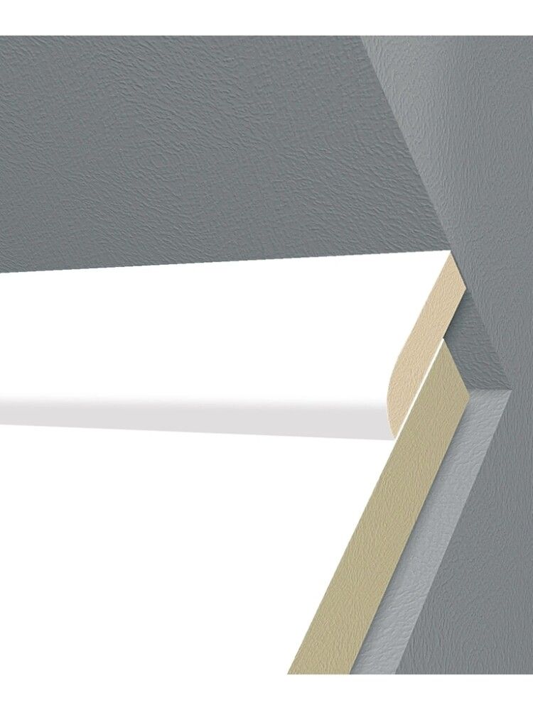 Katteliist Logoclic MDF, valge. 6 x 25 x 2600 mm