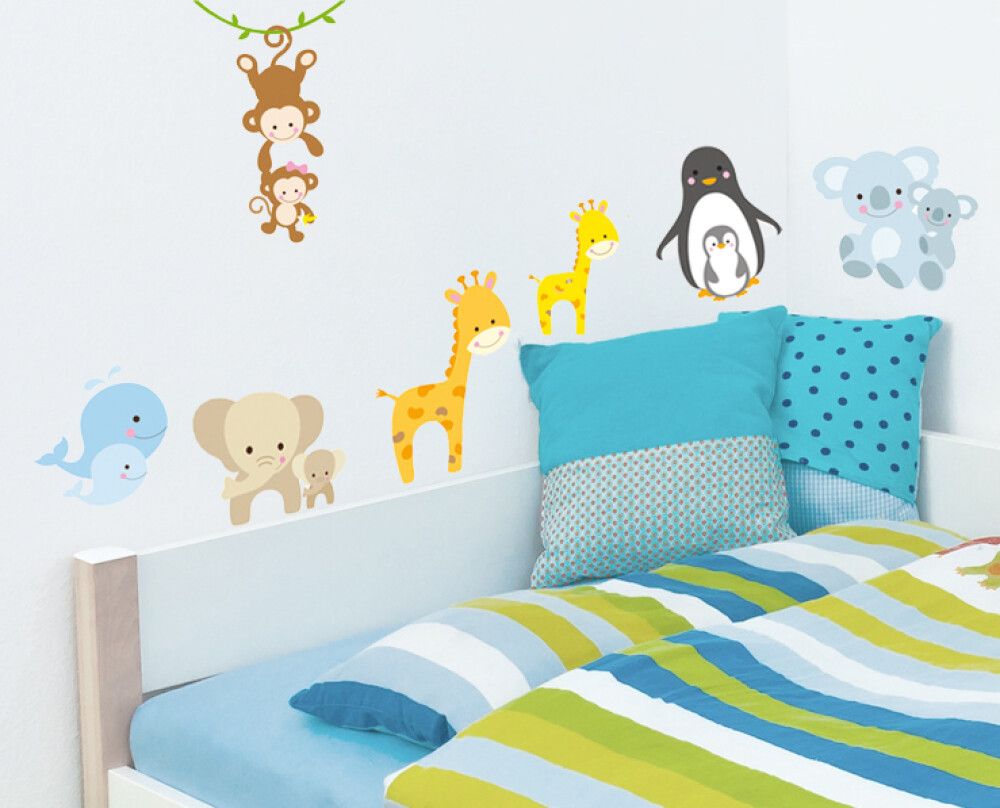 Posterkleebis Plage Loomalapsed