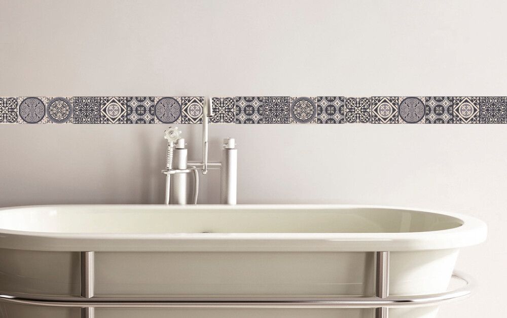 Seinakleebis Plage Plaadid 180 x 5 cm, tumehall