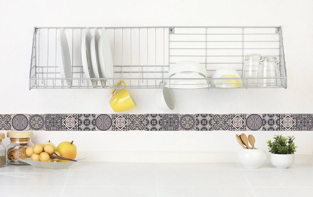 Seinakleebis Plage Plaadid 180 x 5 cm, tumehall