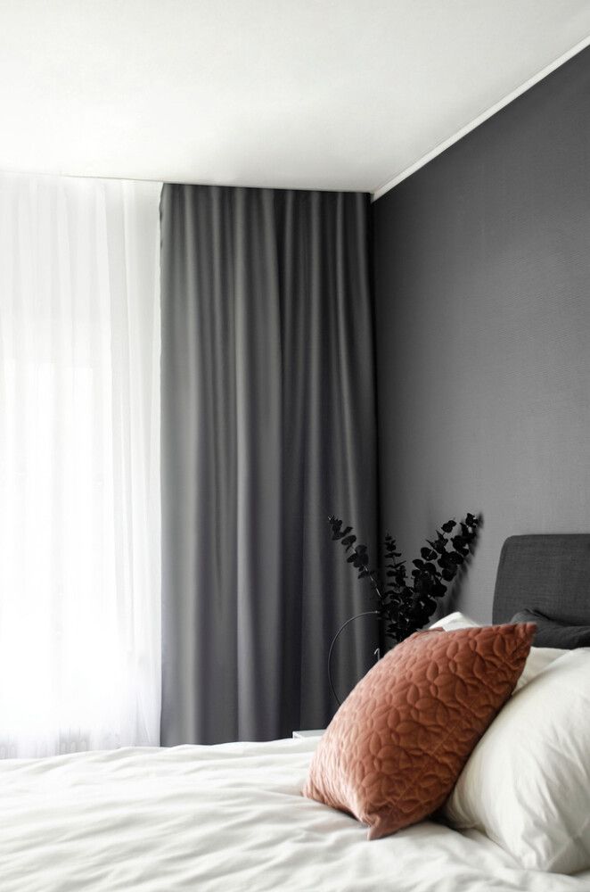 Pimendav kardin Hasta Dokie 132 x 250 cm, tumehall